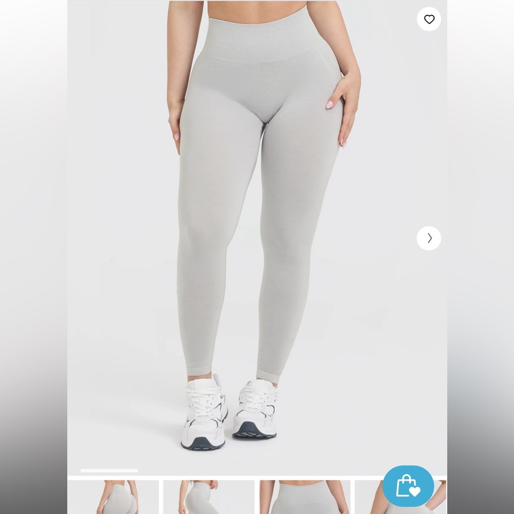 ONER active nwt effortless seamless legging M light grey marl
